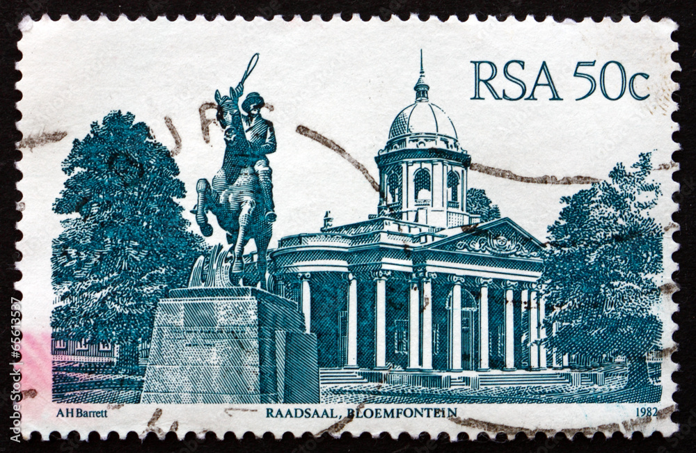 Postage stamp South Africa 1986 Raadsaal, Bloemfontein