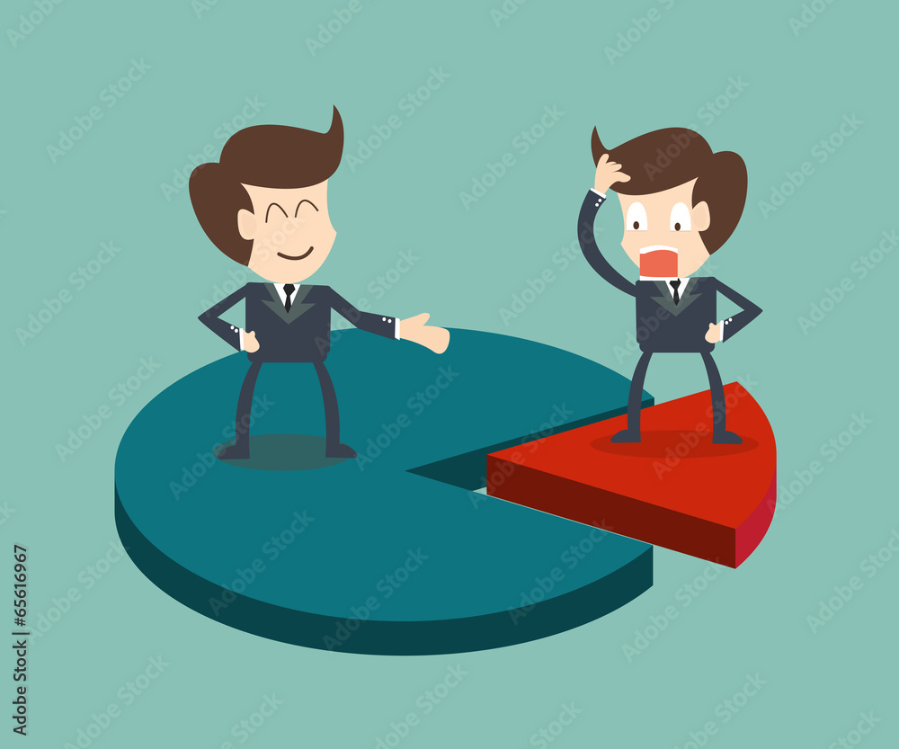 Fototapeta premium market segmentation concept