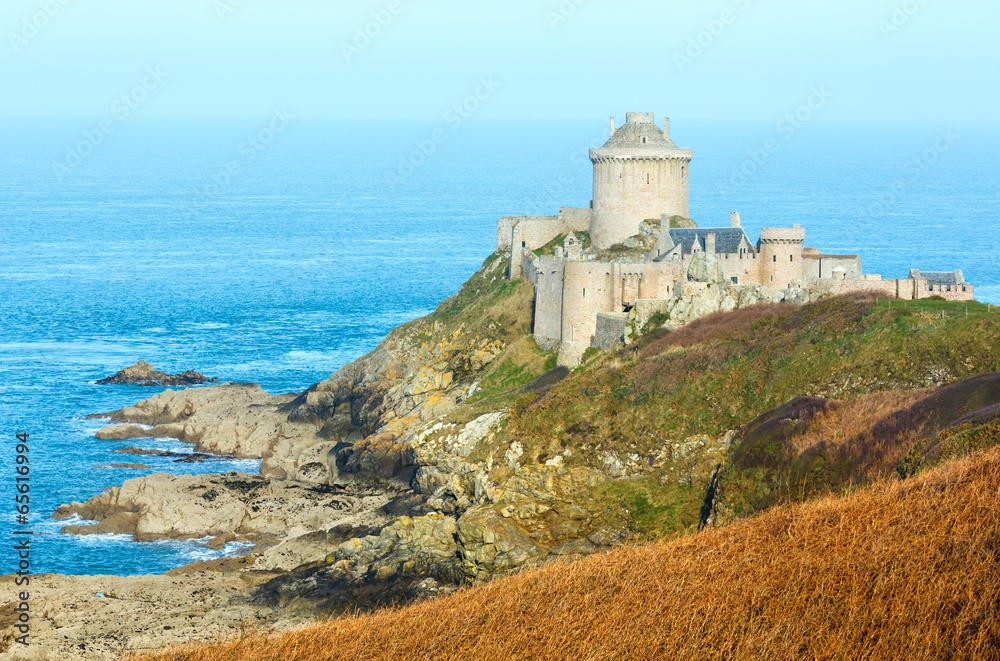 Castle of La Latte. Exterior view. (Brittany, France)