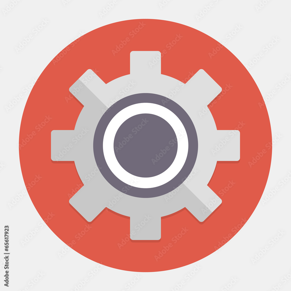 Vector cogwheel icon