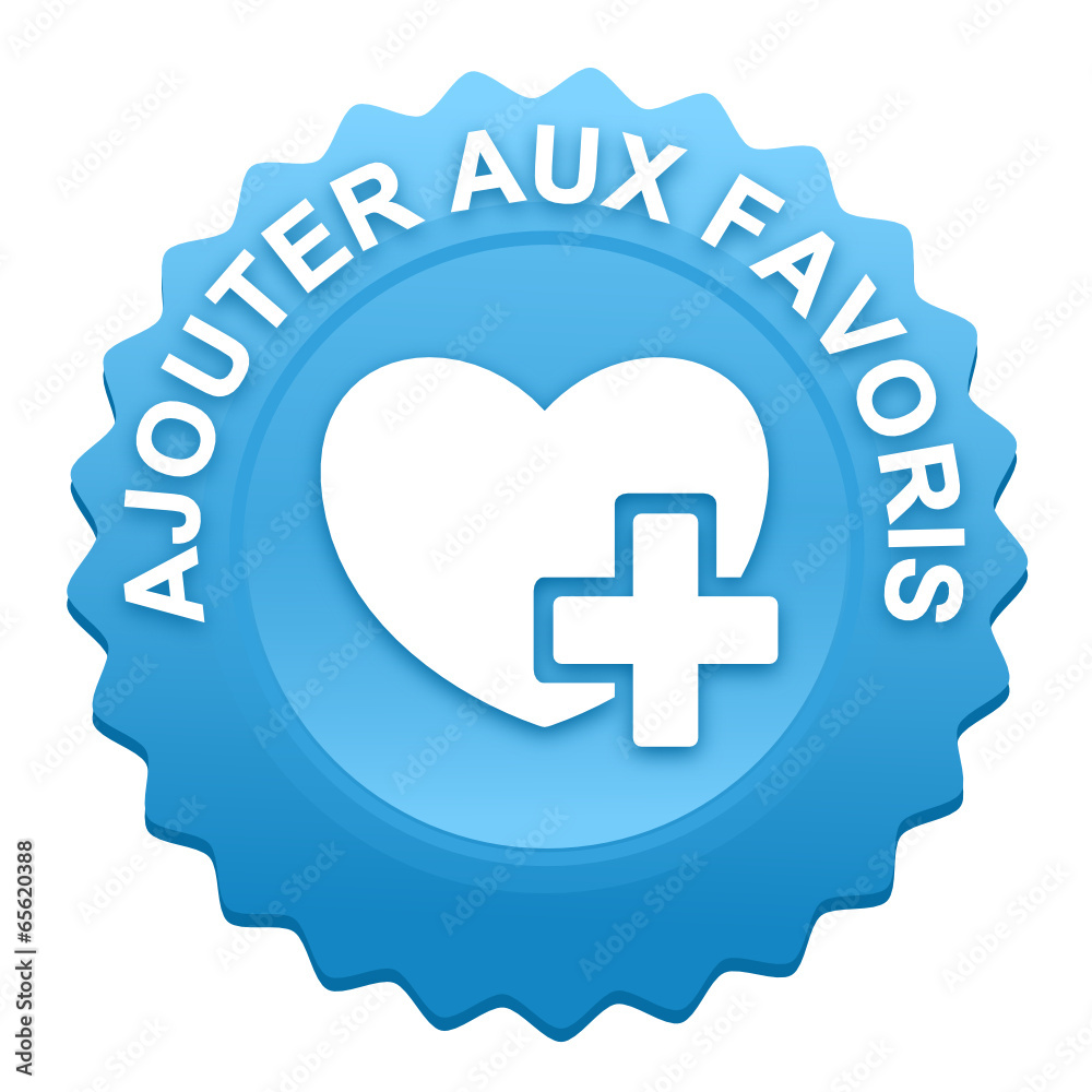 ajouter aux favoris sur bouton web denté bleu ajouter aux favoris sur bouton web denté bleu