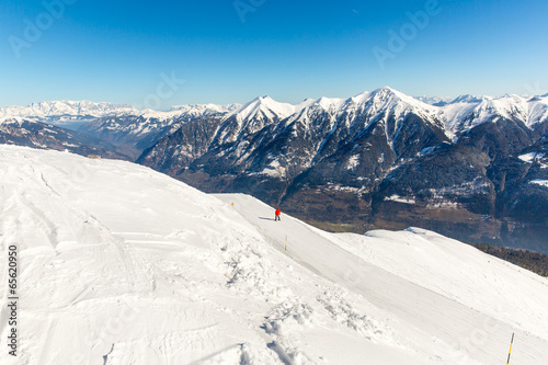 Ski resort Bad Gastein in mountains, Austria