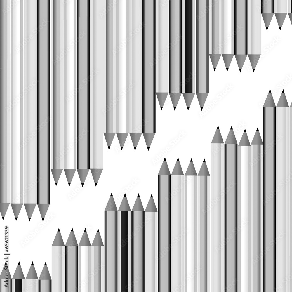 Obraz premium Colorful pencil background