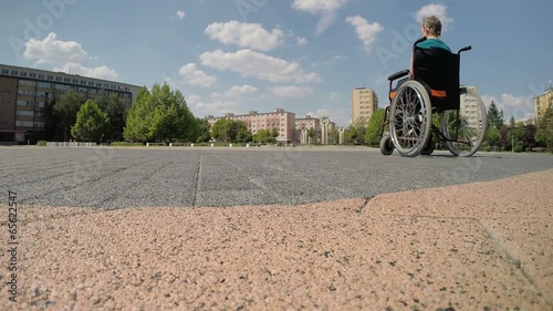 vie en fauteuil roulant