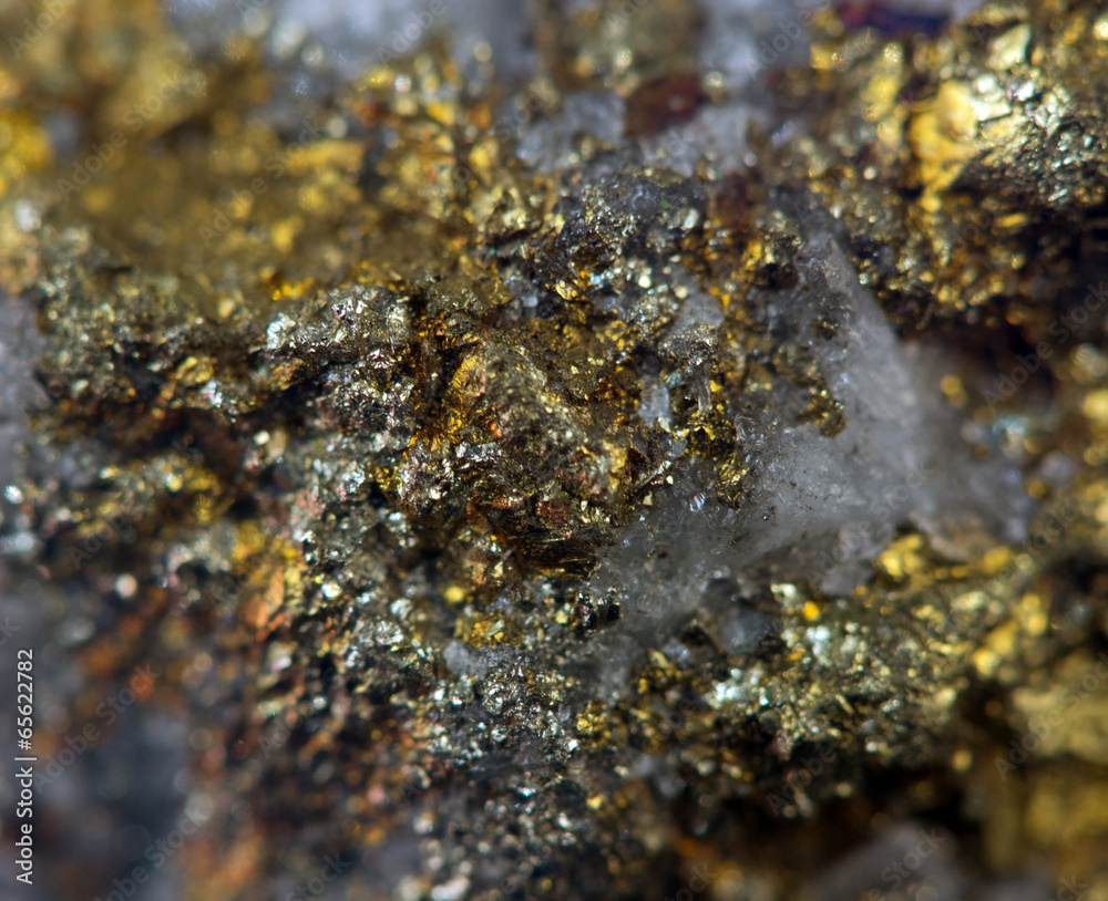 Crystal,nugget, gold, bronze, copper, iron. Macro Crystal,nugget, gold, bronze, copper, iron. Macro