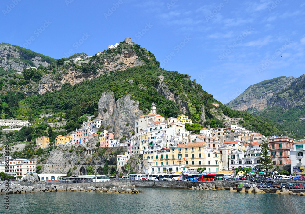 Amalfi vista da Marina Grande