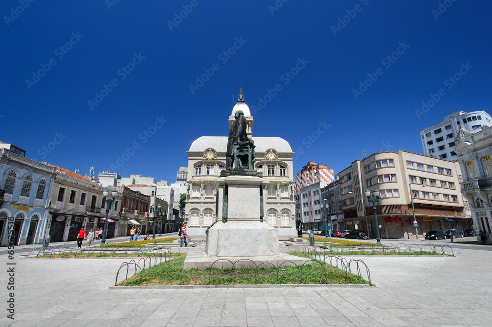 Naklejka premium Old town hall in Curitiba, Brazil