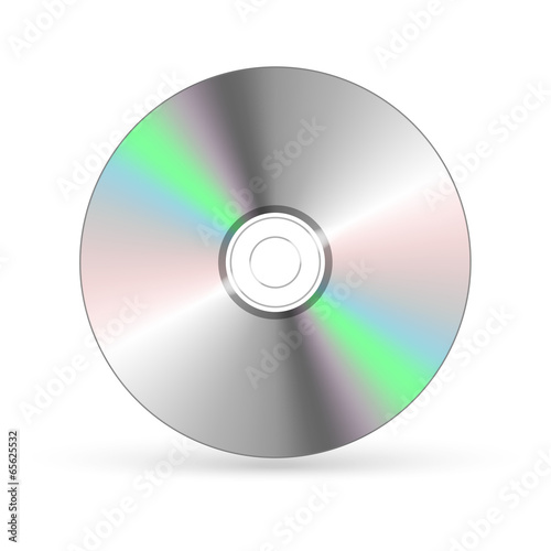 CD / DVD isolated on white photo