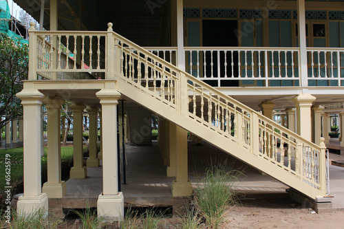 The Maruekhathayawan Palace, Cha-um,  Petchburi, Thailand. photo