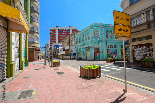 Street in Curitiba, Brazil