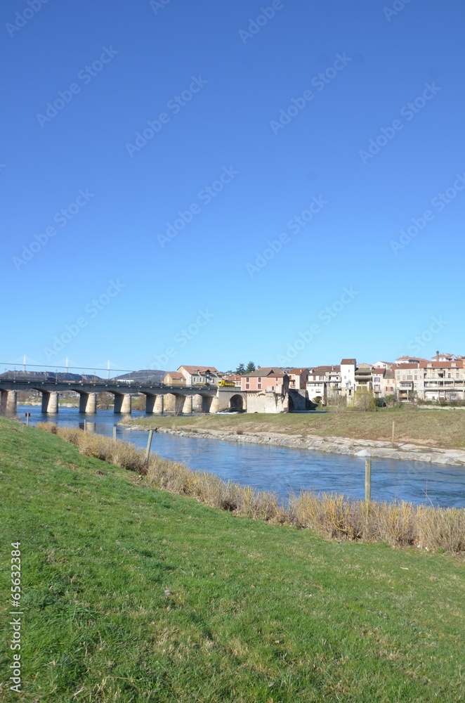 Obraz premium Vue panoramique de Millau 