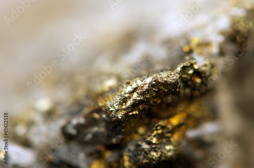 Fantastic background  magic of a stone  gold metal