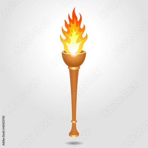 Olympic vintage torch