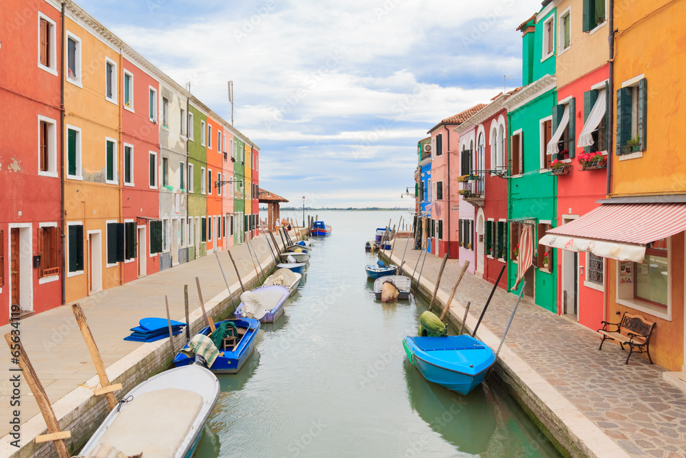 Burano city view