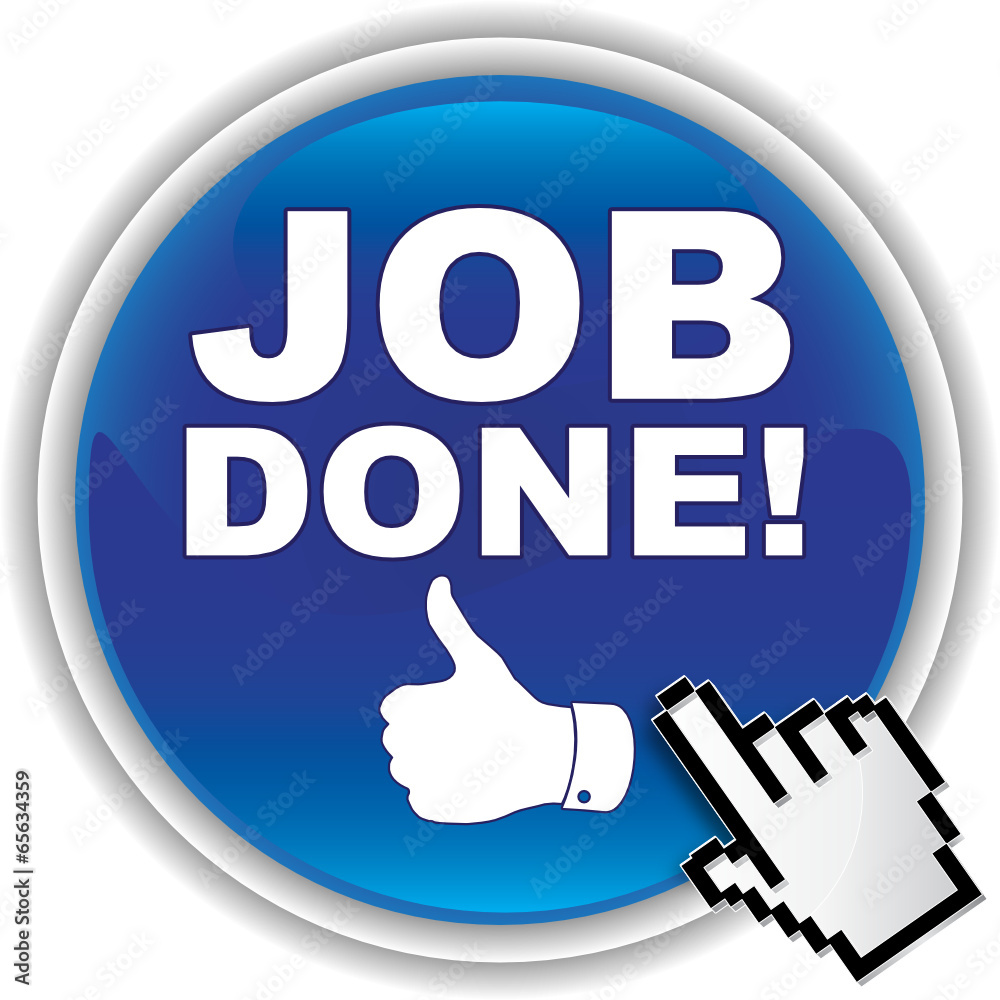 JOB DONE! ICON JOB DONE! ICON