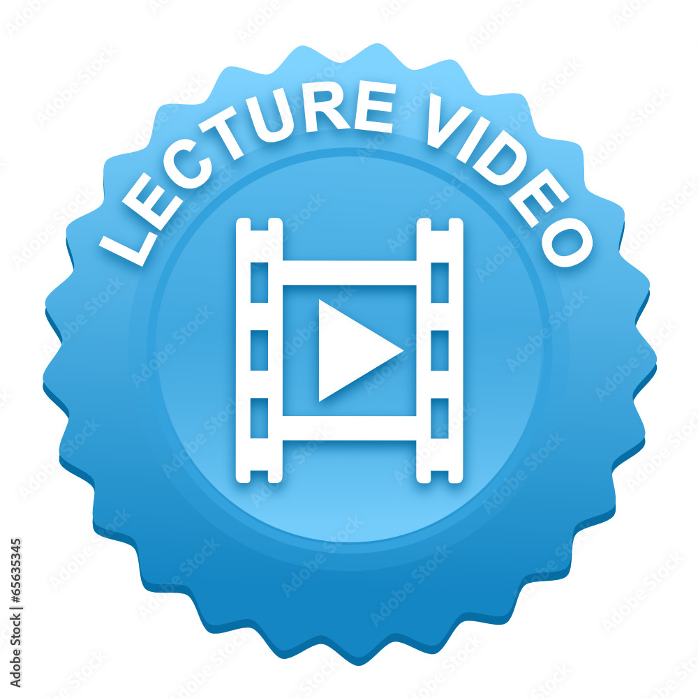 lecture vidéo sur bouton web denté bleu lecture vidéo sur bouton web denté bleu