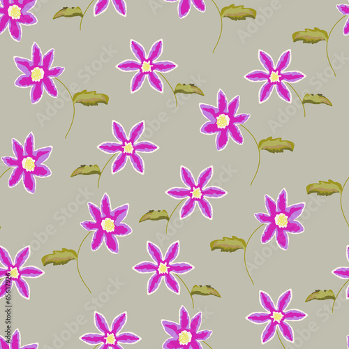 Seamless floral pattern © fuzzyfox