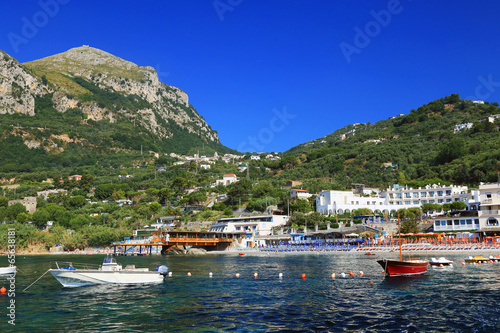 View of the Amalfi Coast of Tyrrhenian Sea (Campania, Italy) © Rechitan Sorin