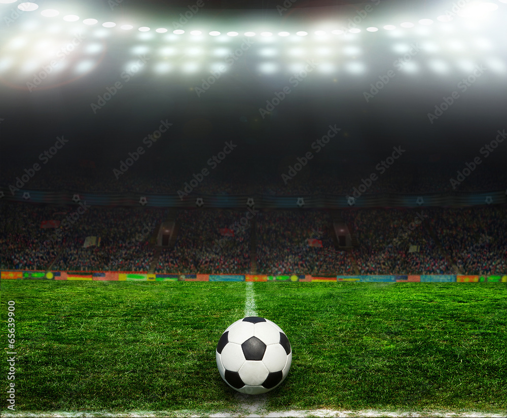 Obraz premium Na stadionie.