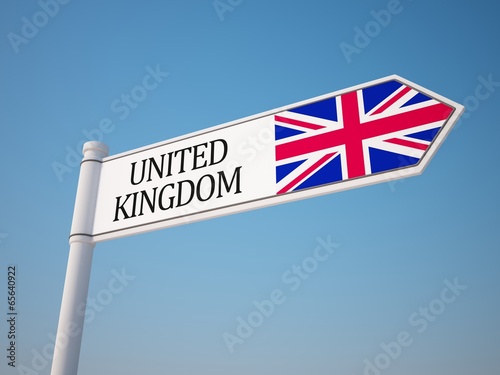 United Kingdom Flag Sign