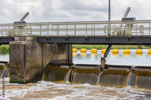Photography Barrage in Dutch river Vecht