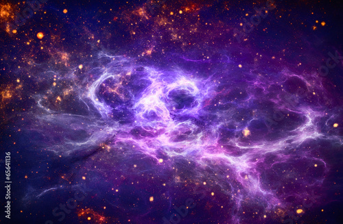 Obraz na plátně Deep space nebula
