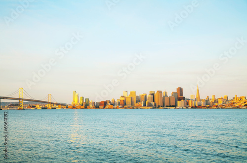 Downtown of San Francisco as seen from the bay © andreykr