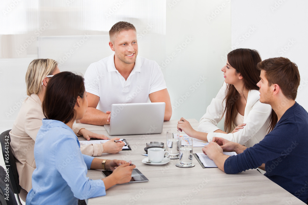 Businesspeople In Meeting Businesspeople In Meeting