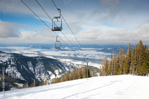 Ski Lift Landscape