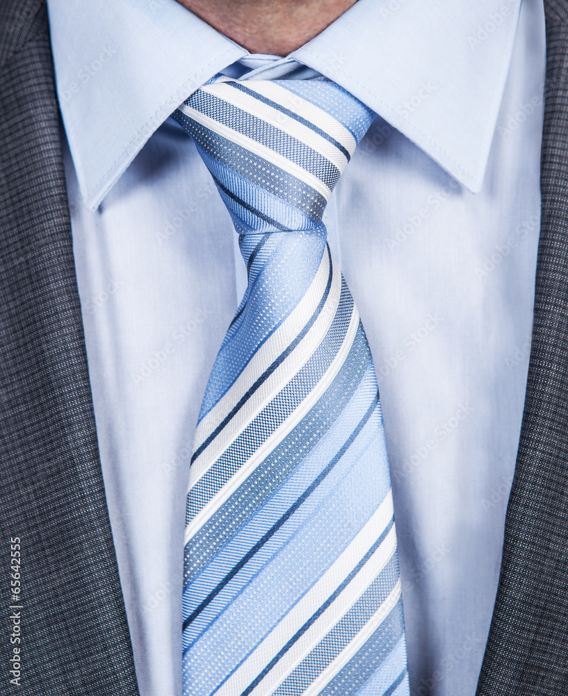 Businessman's Striped Necktie Businessman's Striped Necktie