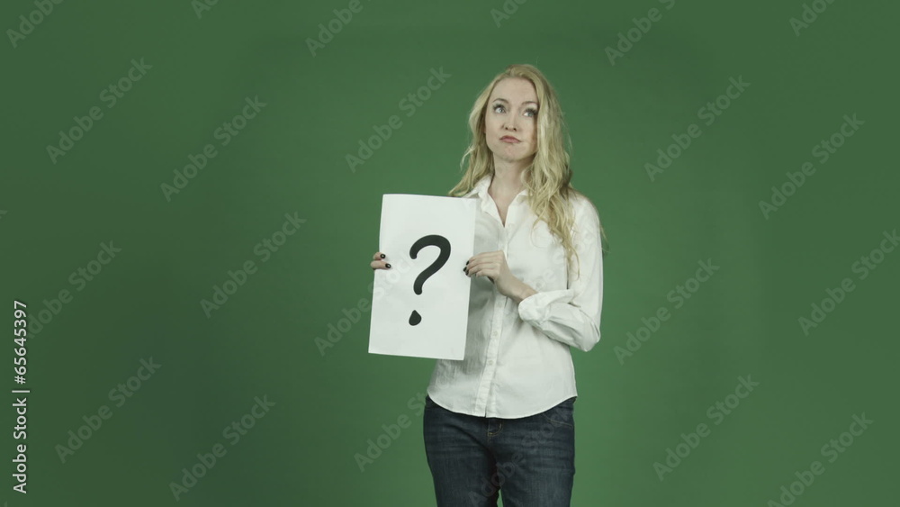 caucasian woman isolated on chroma green screen background caucasian woman isolated on chroma green screen background
