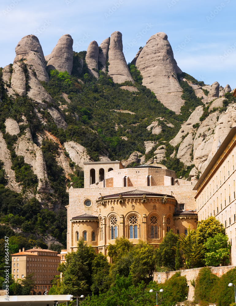 Obraz premium Santa Maria de Montserrat monastery