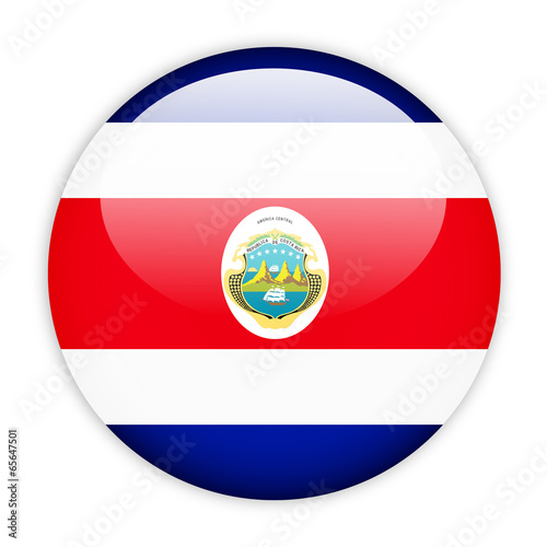 Costa rica flag button Free Download Costa rica flag button - GFXLoad