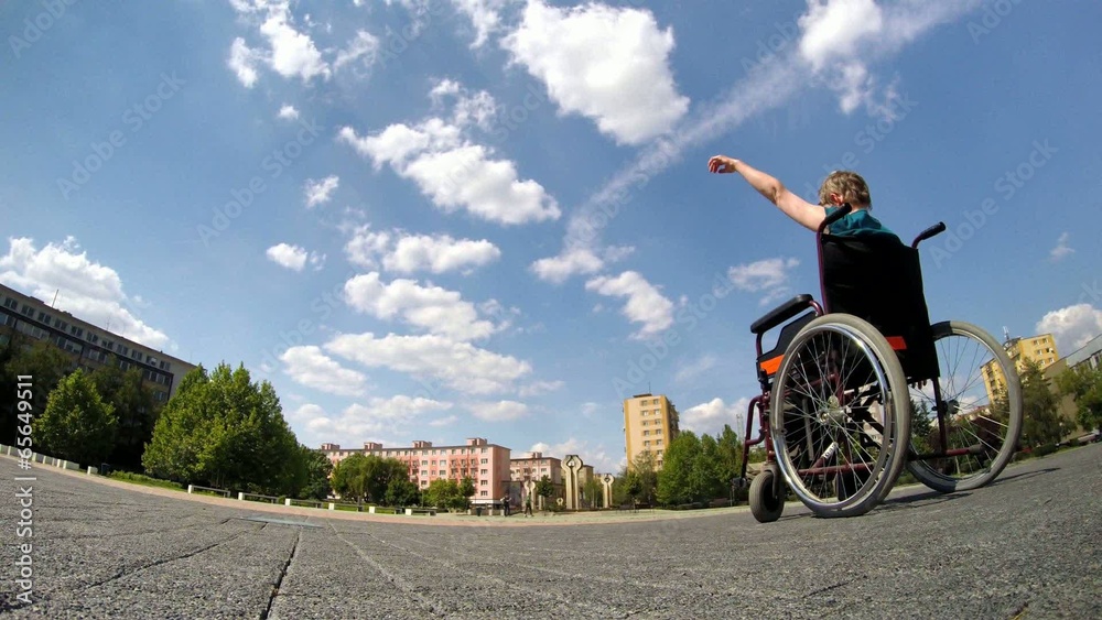 handicapped woman