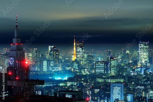Tokyo city in the night
