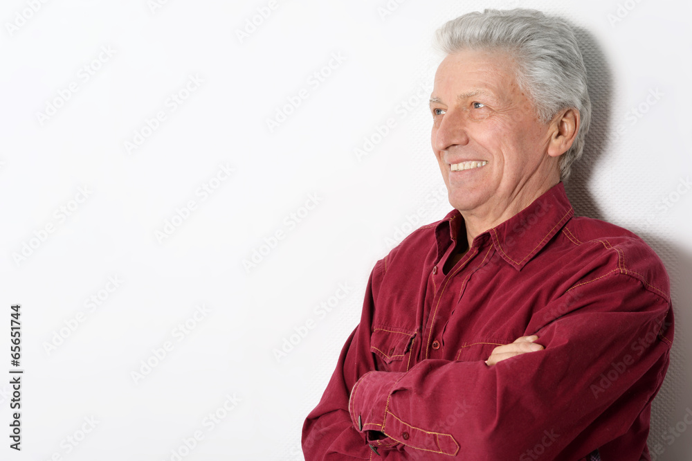 Thoughtful senior man Thoughtful senior man