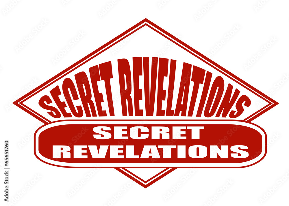 Fotografie secret revelations stamp