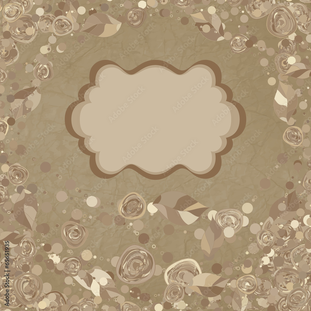 Floral background, greeting card. EPS 8 Floral background, greeting card. EPS 8
