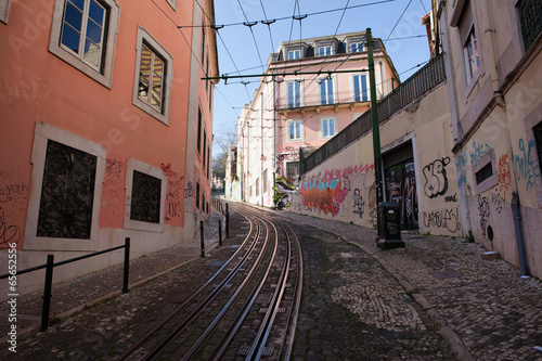 Calcada da Gloria Street in Lisbon