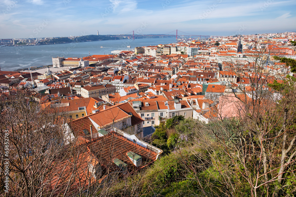 City of Lisbon from Above