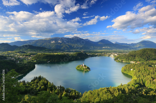 Bled Lake with the Assumption of Mary Church, Slovenia, Europe