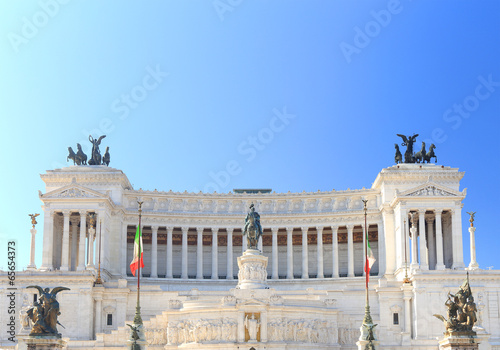 Equestrian monument to Victor Emmanuelle, Rome, Italy