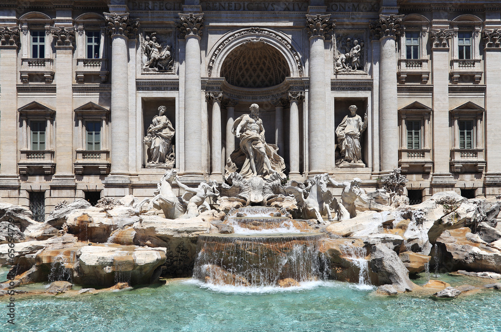 Fontana di Trevi in Rome, Italy, Europe