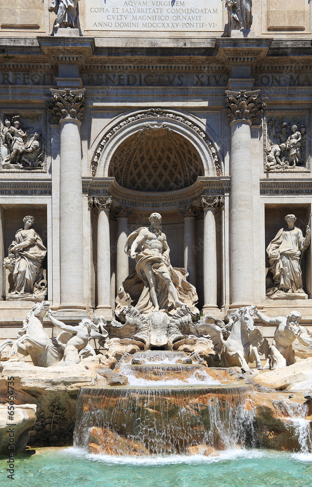 Fontana di Trevi in Rome, Italy, Europe Fontana di Trevi in Rome, Italy, Europe