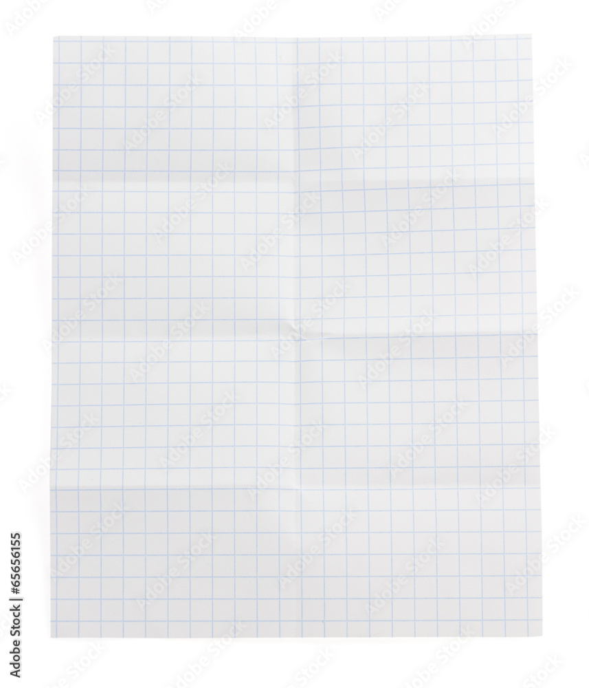 folded note paper on white folded note paper on white