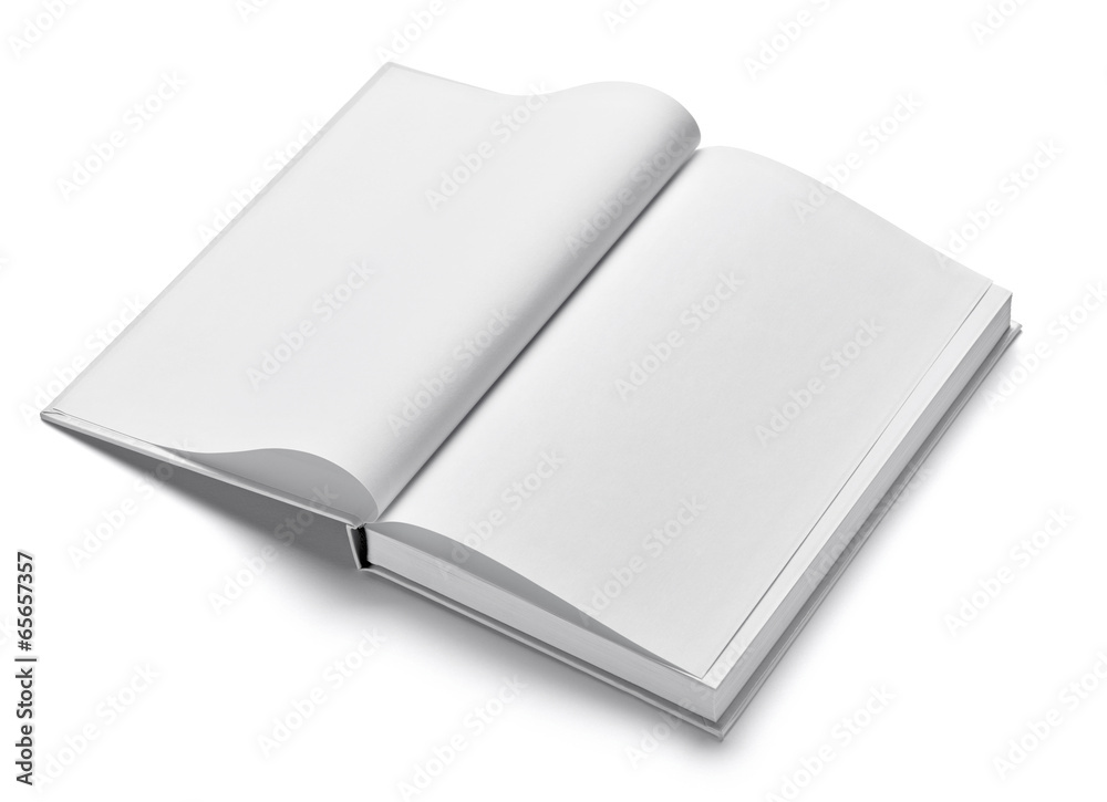 book notebook textbook white blank paper template