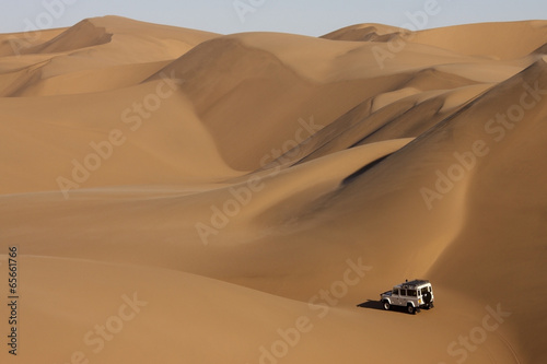 Sand Dunes in the Namib Desert in Namibia