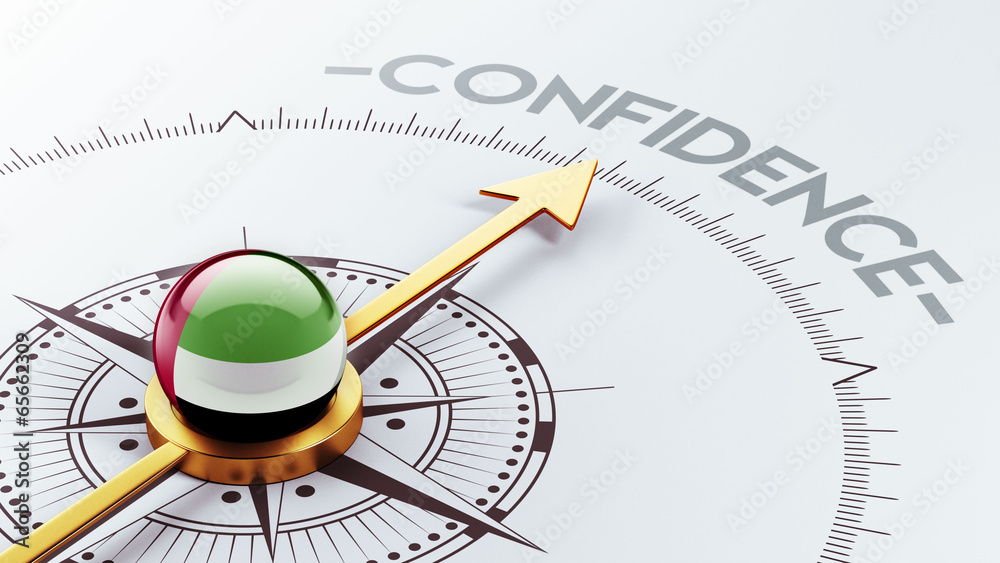 United Arab Emirates. Confidence Concept United Arab Emirates. Confidence Concept