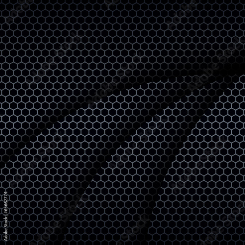 Background with hexagons pattern texture