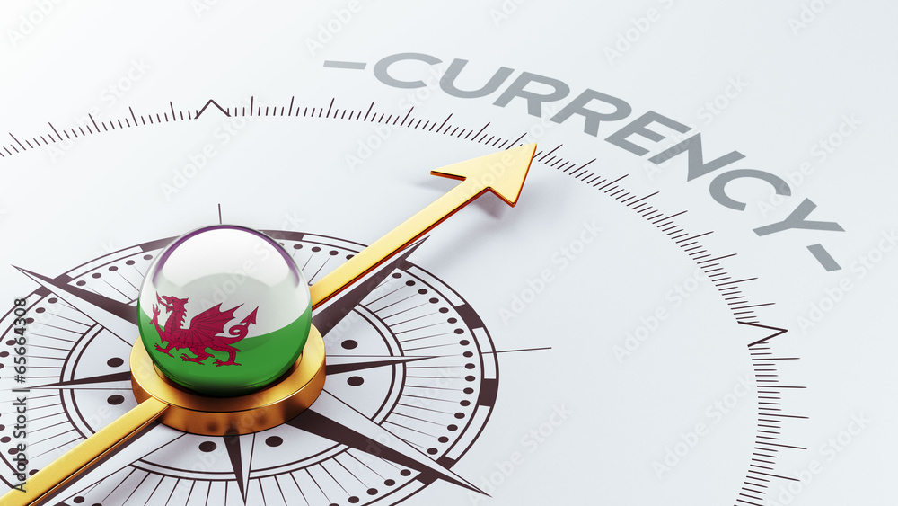 Wales Currency Concept.